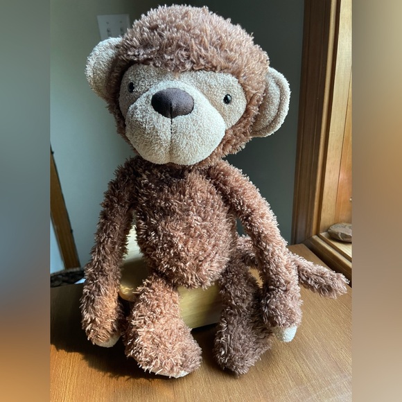 Retired Jellycat Plush Vintage Monkey 14" Floppy Stuffed Animal Lovey - Picture 1 of 6